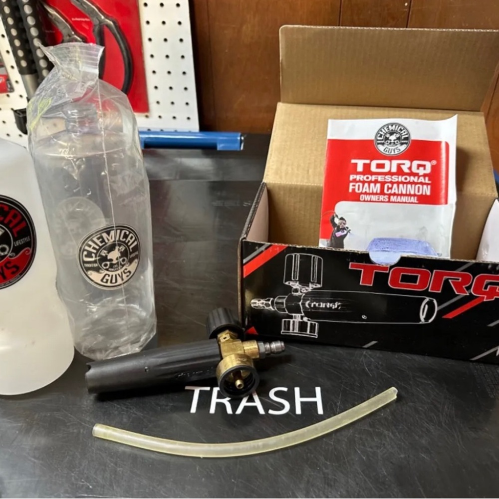 Chemical Guys EQP_310 - TORQ Professional Foam Cannon snow pressure washer gun